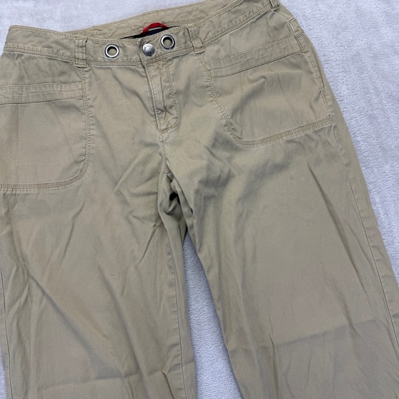 The North Face Pants Women's 12 Nobel Stretch Beige Roll Hiking Camping Outdoors - Picture 1 of 15